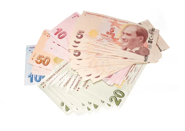 土耳其货币 — 图库照片