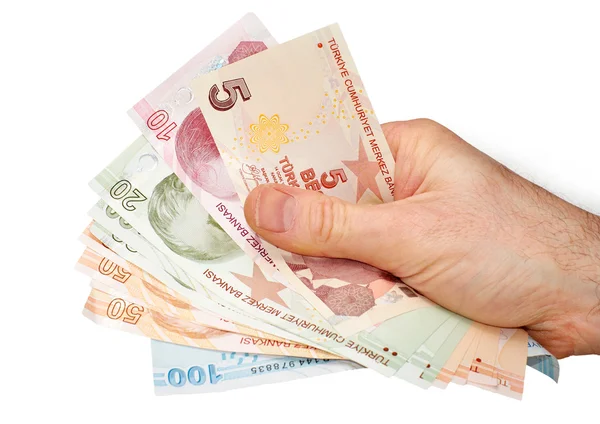 Turecká měna — Stock fotografie