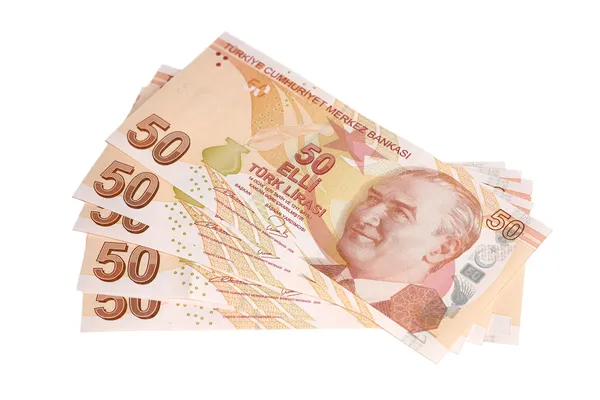 터키 50 리라 — 스톡 사진
