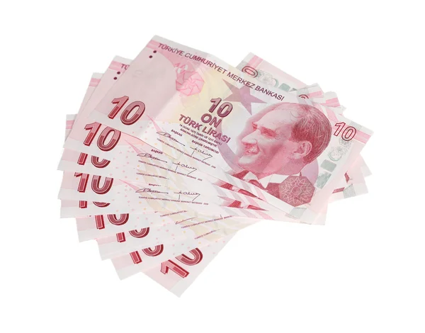 10 Turkse lira — Stockfoto