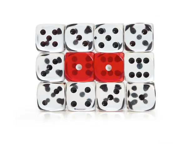 Coloured Dice — Stock Photo, Image