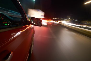 Arabayı süren adam.