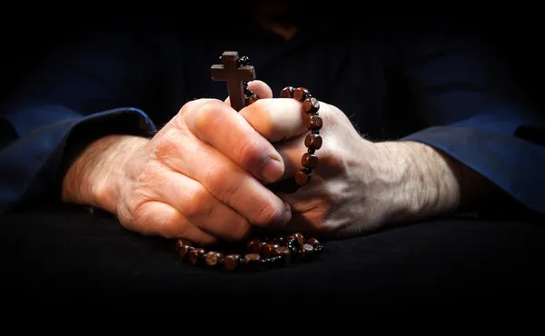 Χέρια προσευχής — Φωτογραφία Αρχείου