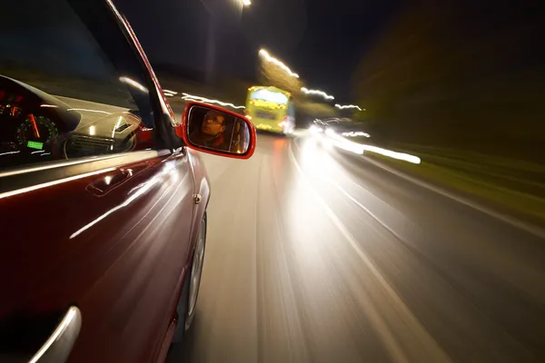 Hombre coche de conducción — Foto de Stock