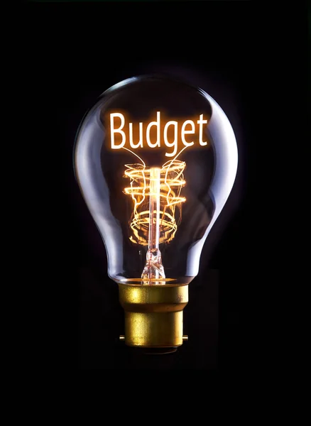 Концепция бюджета — стоковое фото