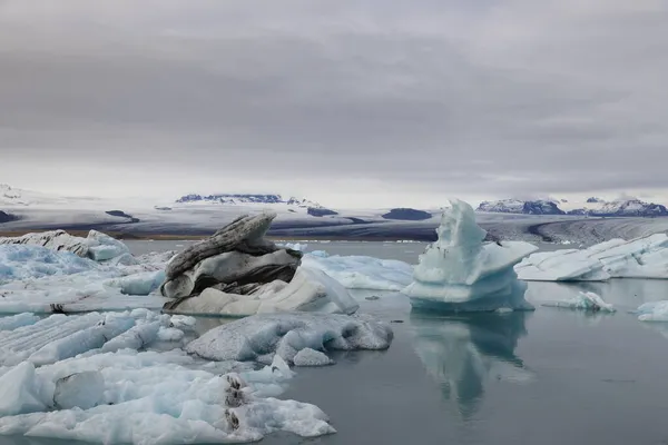 아이슬란드 빙하의 아름다운 빙산의 — 스톡 사진