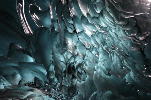 Jégbarlang Északi Parton Jégkorszak Lagúna Joekulsarlon Gleccser Breidamerkurjoekull Vatnajoekull Europe — Stock Fotó