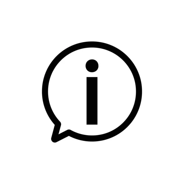 Info Icon Info Symbol Information Pictogram Button Inform Info Help — Stockvector