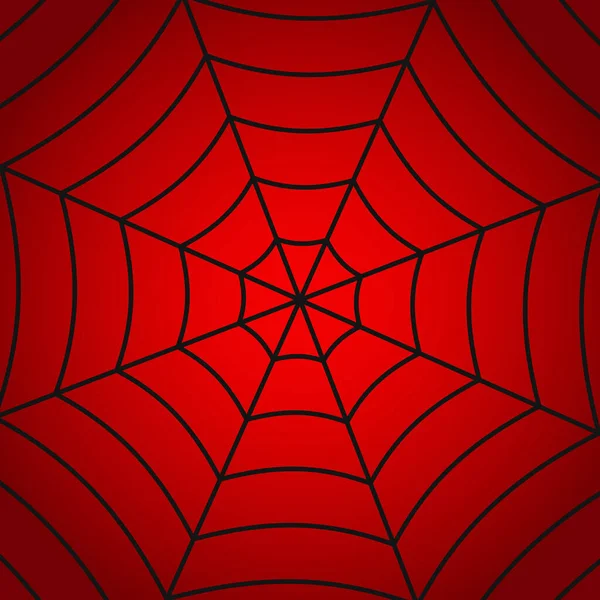 Spider Man Spiderman Background Red Background Black Spiderweb Spiderman Pattern — Stock Vector