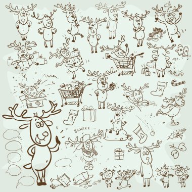 Noel reindeer ayarla