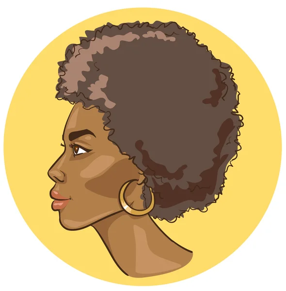 Afrikaanse vrouw — Stockvector