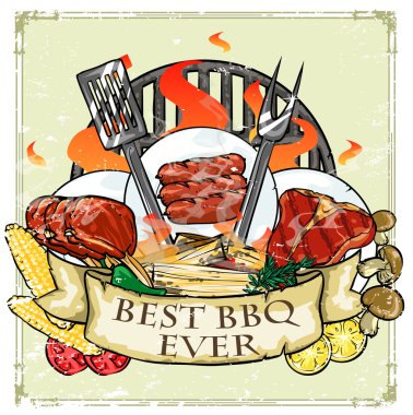 Barbekü Izgara logosu