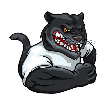 Kara Panter maskotu, takım logo