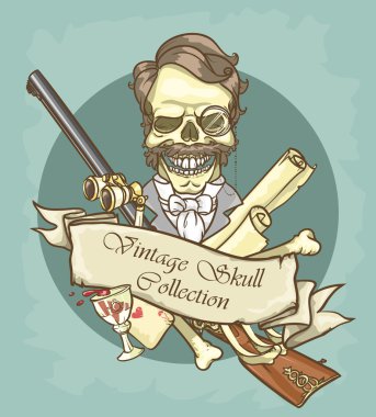 Beyefendinin kafatası logosu
