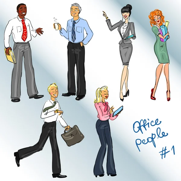 Office people — Stock Vector