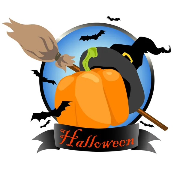 Diseño del logotipo de Halloween — Archivo Imágenes Vectoriales