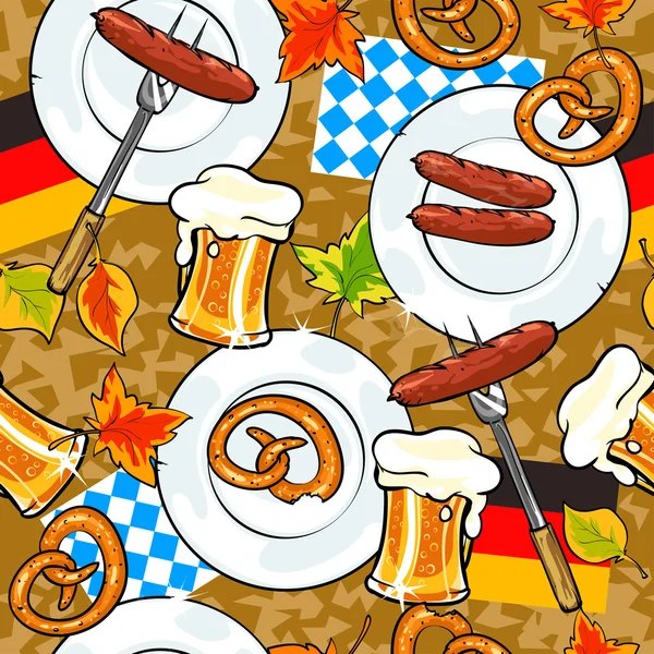 Oktoberfest fond — Image vectorielle