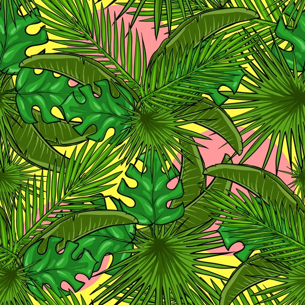 Fondo tropical — Vector de stock