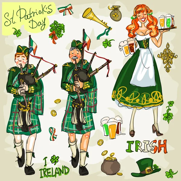 Le jour de St Patrick — Image vectorielle