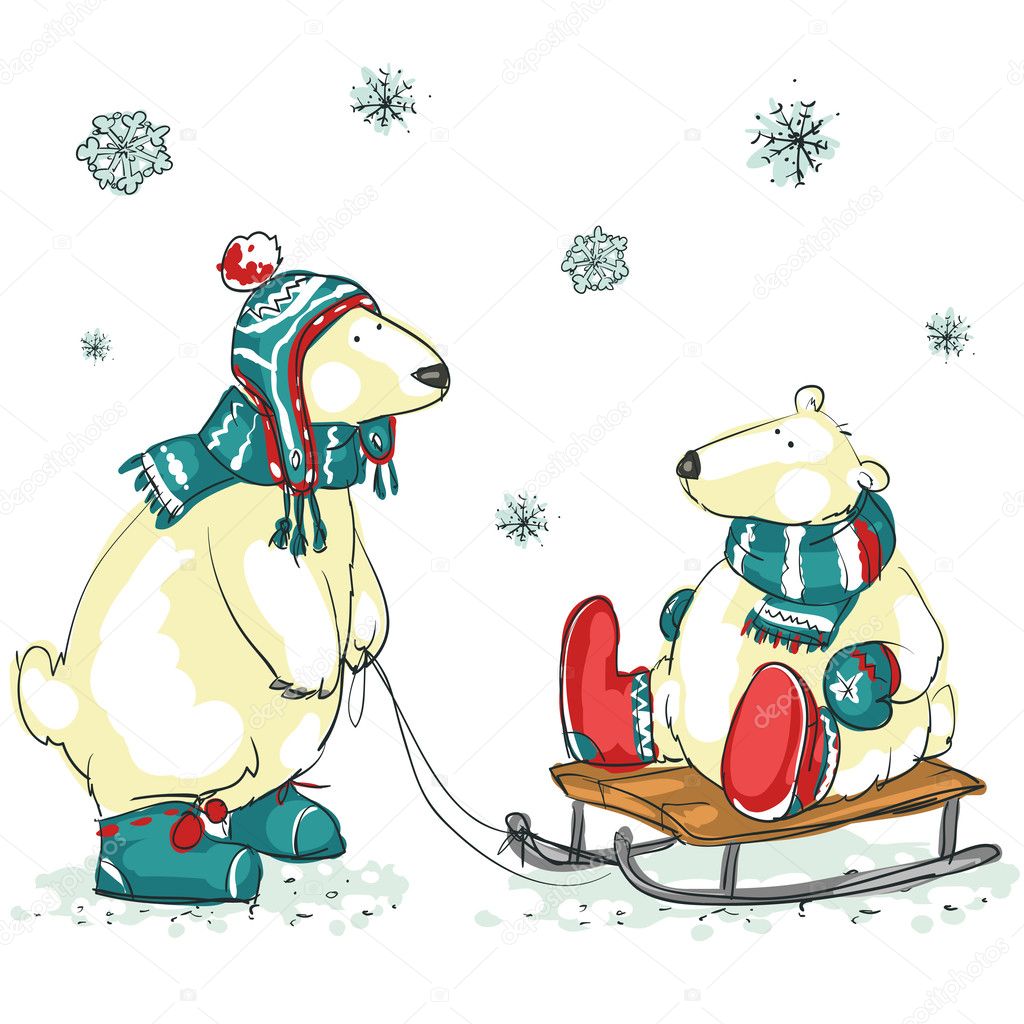 Polar bears, Christmas