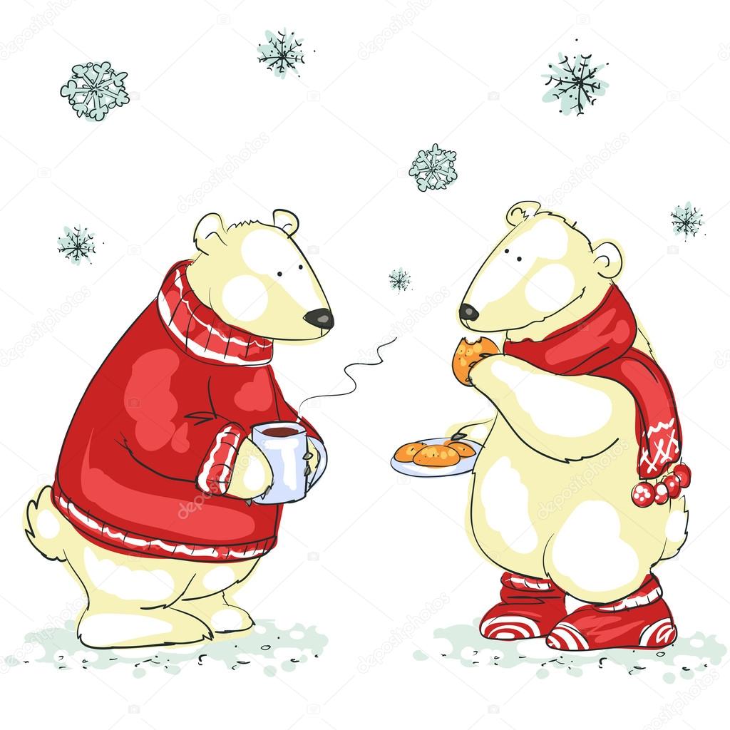 Polar bears, Christmas
