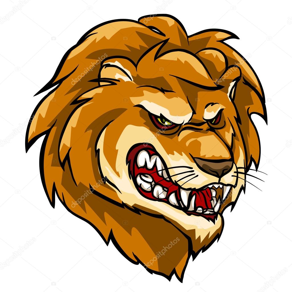 Angry Lion mascot