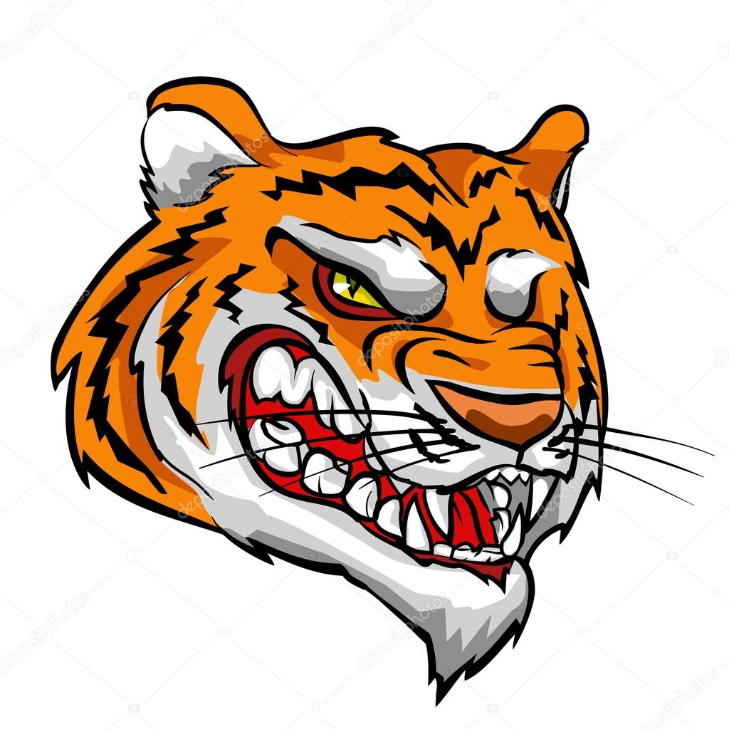 Angry Tiger mascot