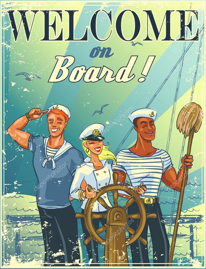 vintage nautical posters