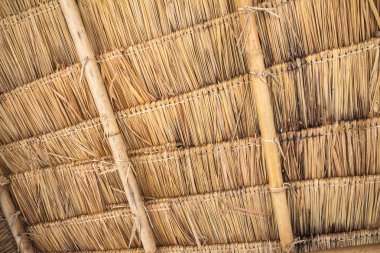 Zemini kapatın. Saman dokusu