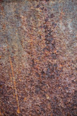 Eski paslı metal plaka