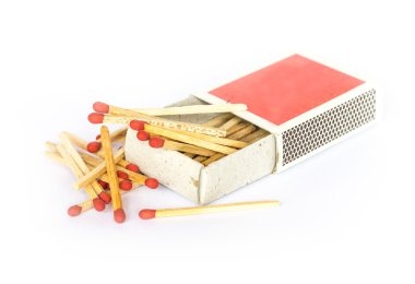 beyaz arkaplandaki eşleşmeler