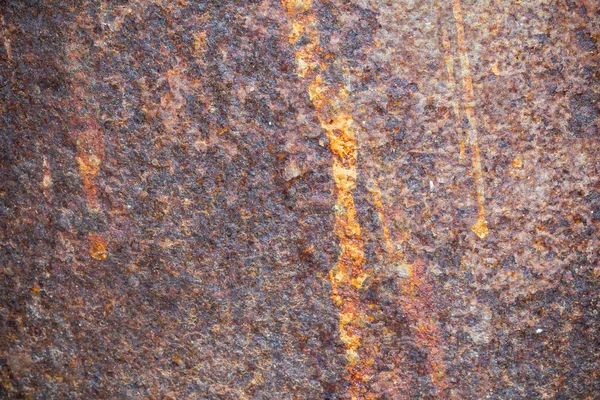 Vecchia piastra metallica arrugginita — Foto Stock