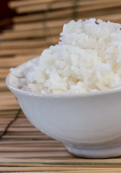 White steamed rice — Stock Photo, Image