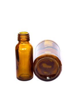 kahverengi ilaç şişesi