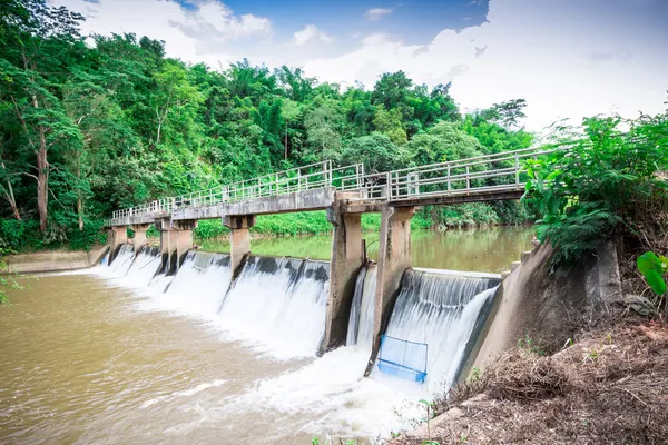 Flodelåse i Thailand - Stock-foto