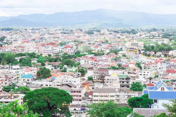 Вид с высокого здания на Бирму — стоковое фото