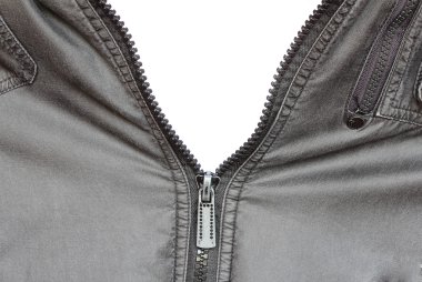 fermuar, izole bir close-up