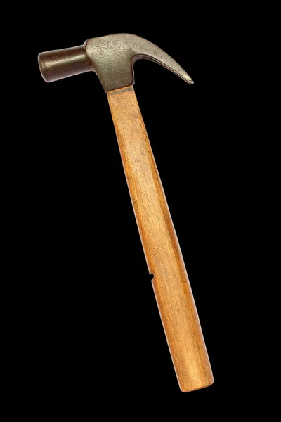 Hammer  on a black background — Stock Photo, Image