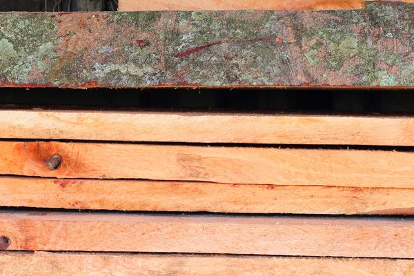 Cross section detail of old hardwood surface — Stock Photo, Image