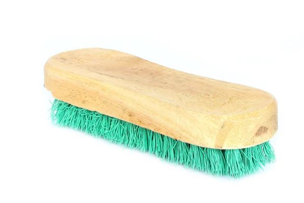 Houten borstel voor het schoonmaken van kleren — Stockfoto