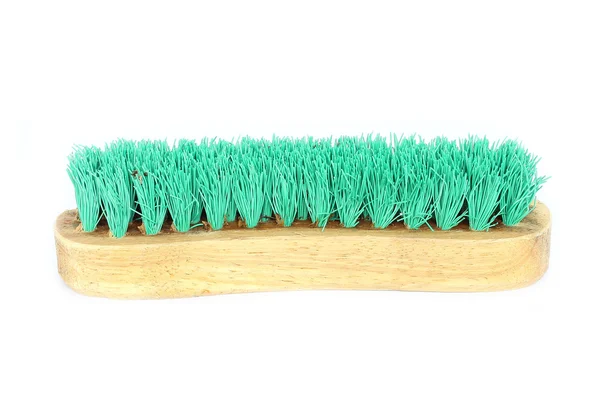 Wooden brush for cleaning clothes — Stock Photo, Image