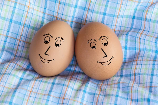 甘いカップル卵 — ストック写真