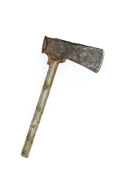 Old ax on a white background — Stock Photo, Image