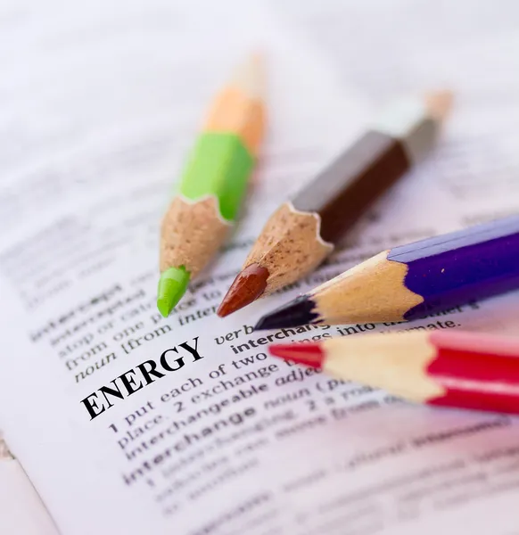 The word ENERGY — Stock Photo, Image