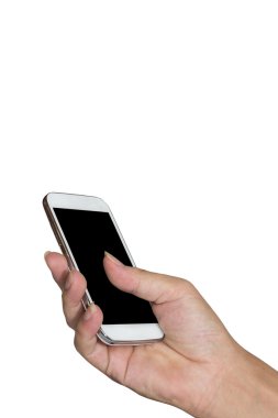 el mobil akıllı telefon tutarak