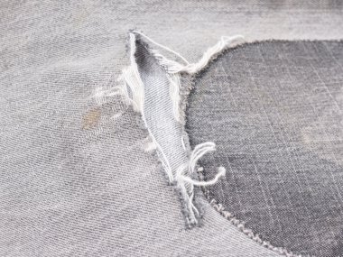 eski yırtık vintage denim jeans