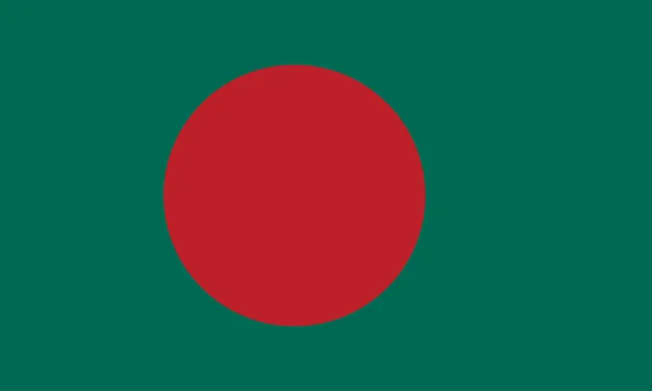 Bandeira nacional de Bangladesh — Fotografia de Stock