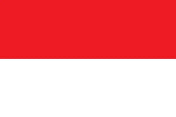 Государственный флаг Индонезии — стоковое фото