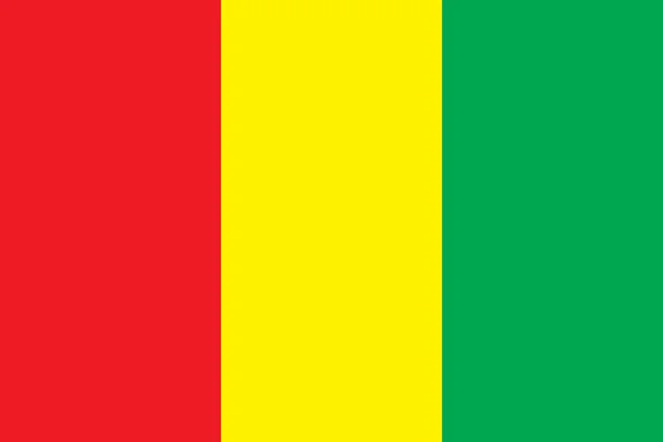 Drapeau national de Guinée — Photo