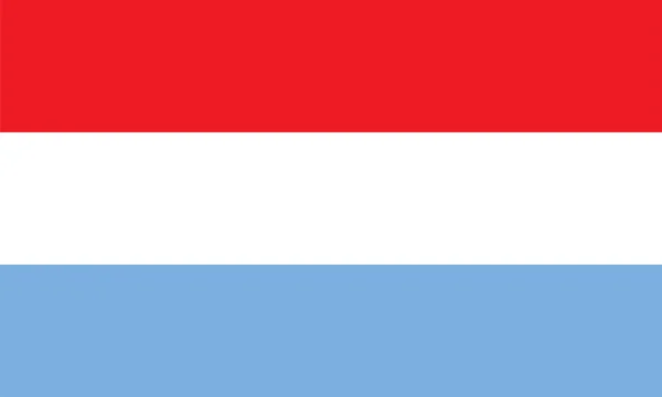 Nationale vlag van Luxemburg — Stockfoto